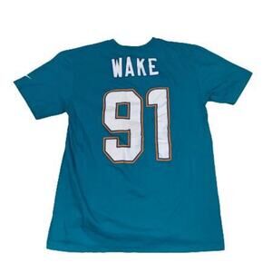 NFL Miami Dolphins Nike Men's MD Cameron Wake Jersey Graphic T-shirt.